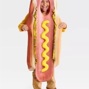 Target Kids Hot Dog Costume with Yellow Detail